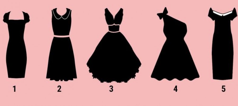 Válassz egy ruhát az 5 közül, meglepő dolgokat árulunk el rólad
