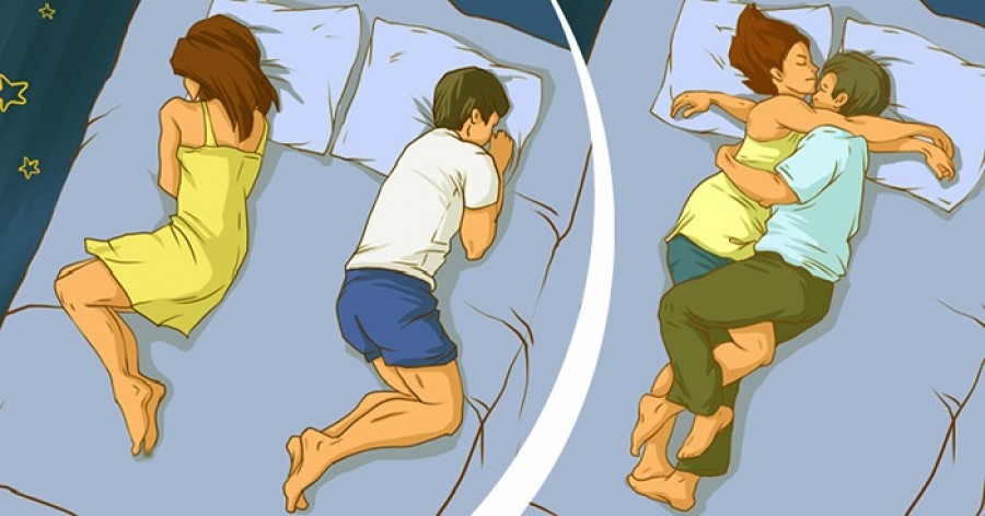 Az alvási pozíció mindent elárul  a párkapcsolatotokról