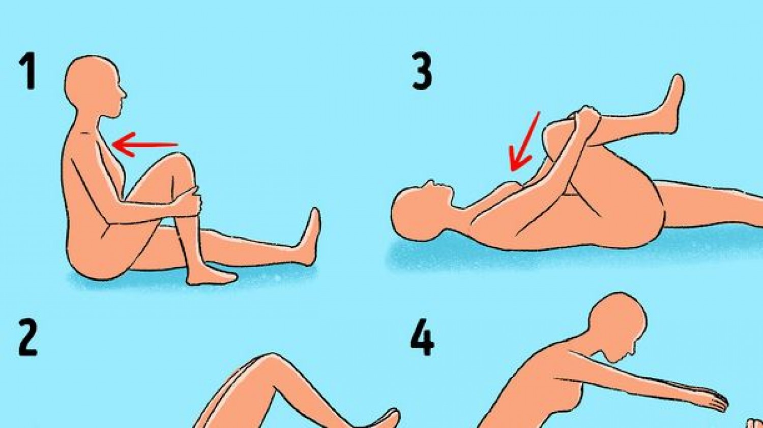 60 másodperces gyakorlat a hátfájás enyhítésére