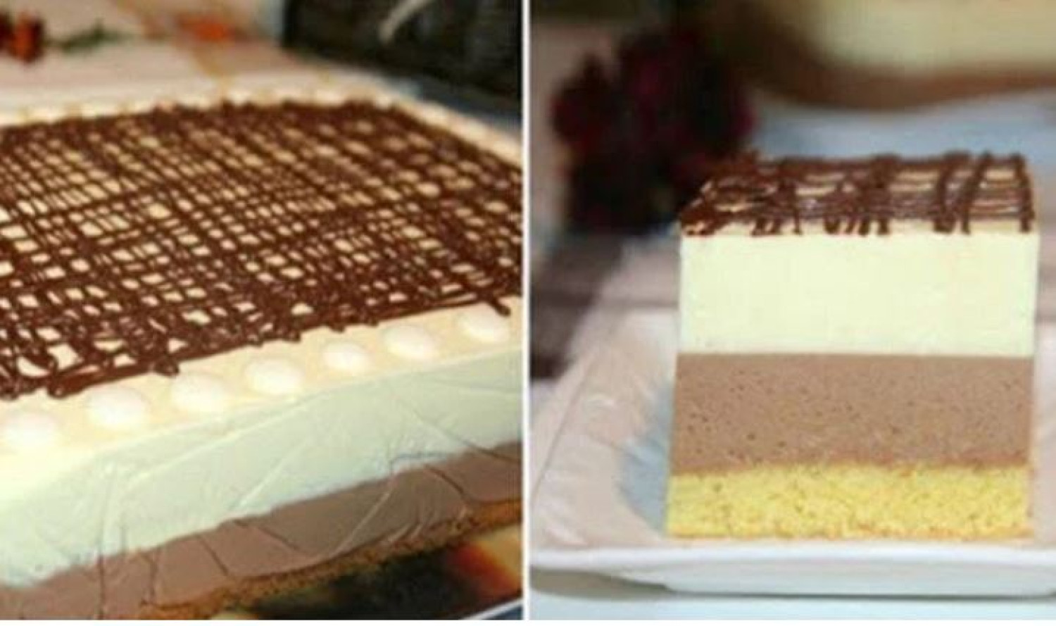 Csodakrémes szelet - amilyen szép, olyan finom!