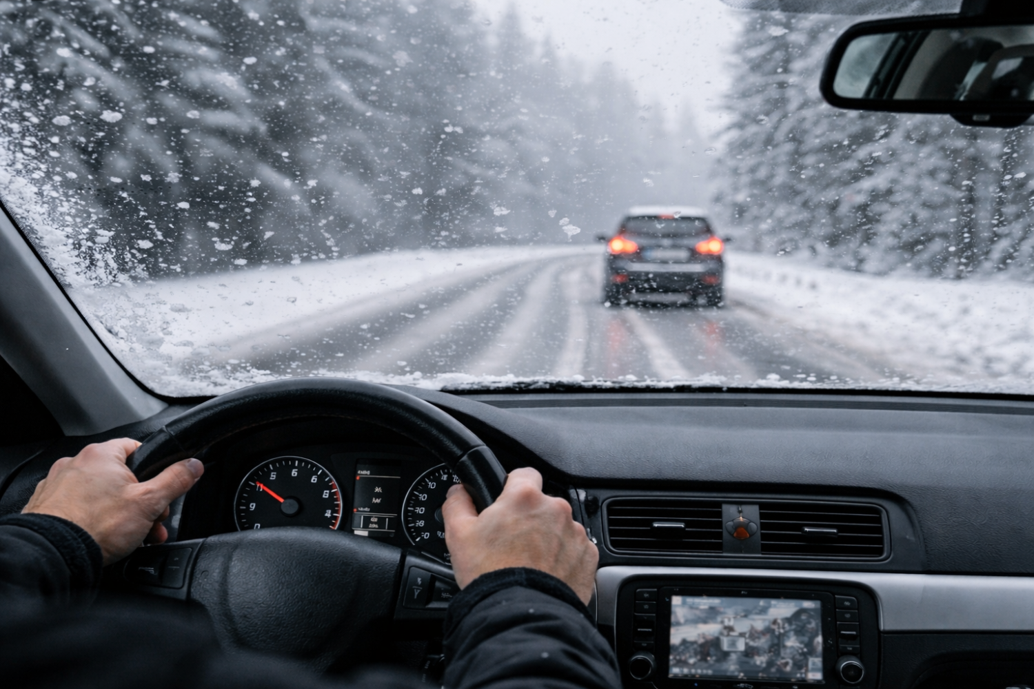 A legnagyobb hiba havas úton nem a gyorshajtás – 7 szabály, amit minden autósnak tudnia kell