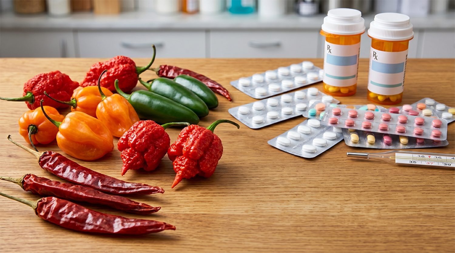A chili befolyásolhatja a gyógyszerek hatását
