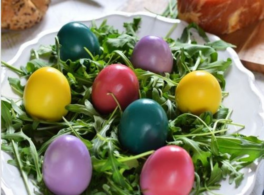 Ehető színes főtt tojások Húsvétra!
