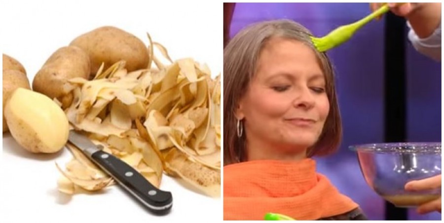 A krumpihéj főzete tökéletesen elfedi az ősz hajszálakat!